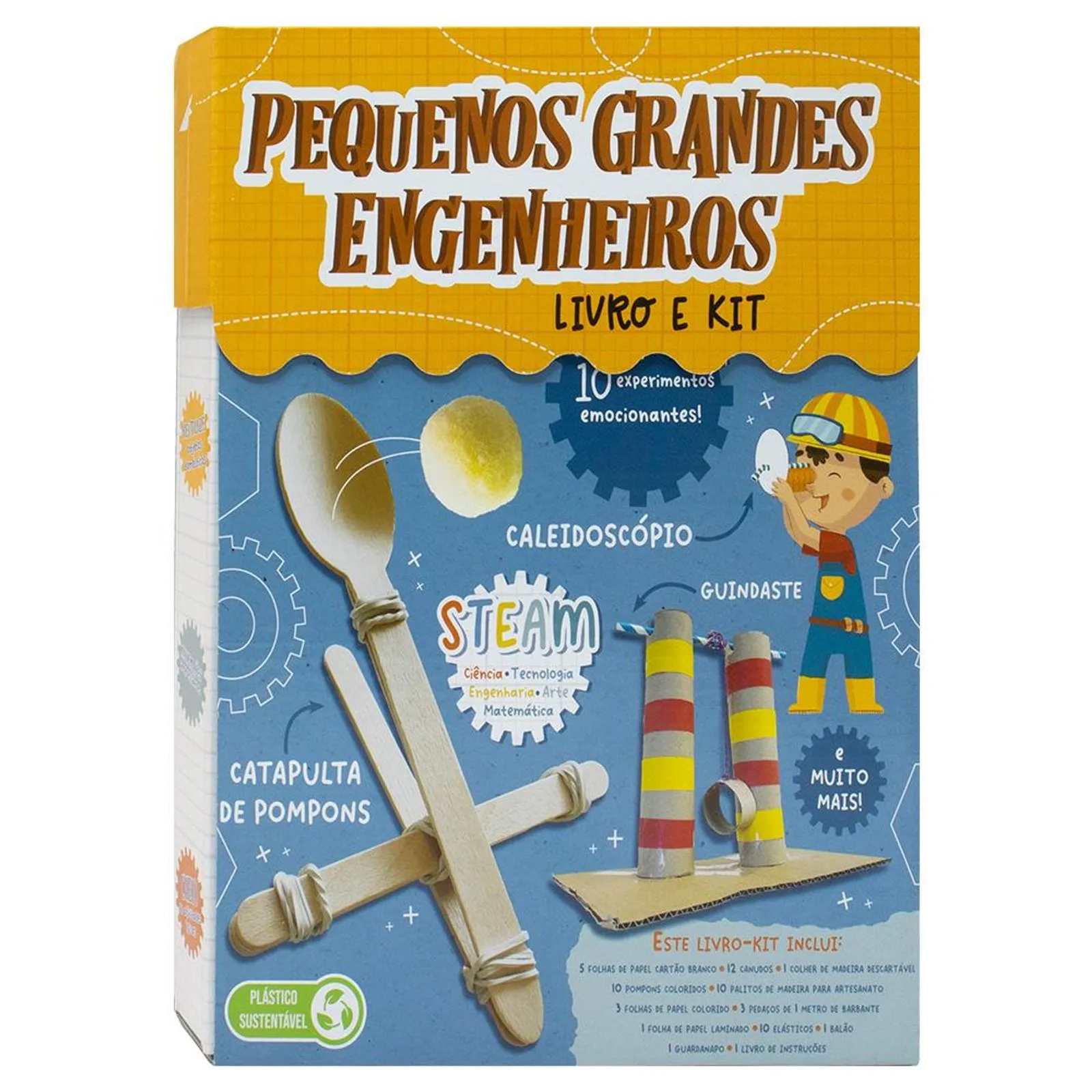 LIVRO E KIT PEQUENOS GRANDES ENGENHEIROS