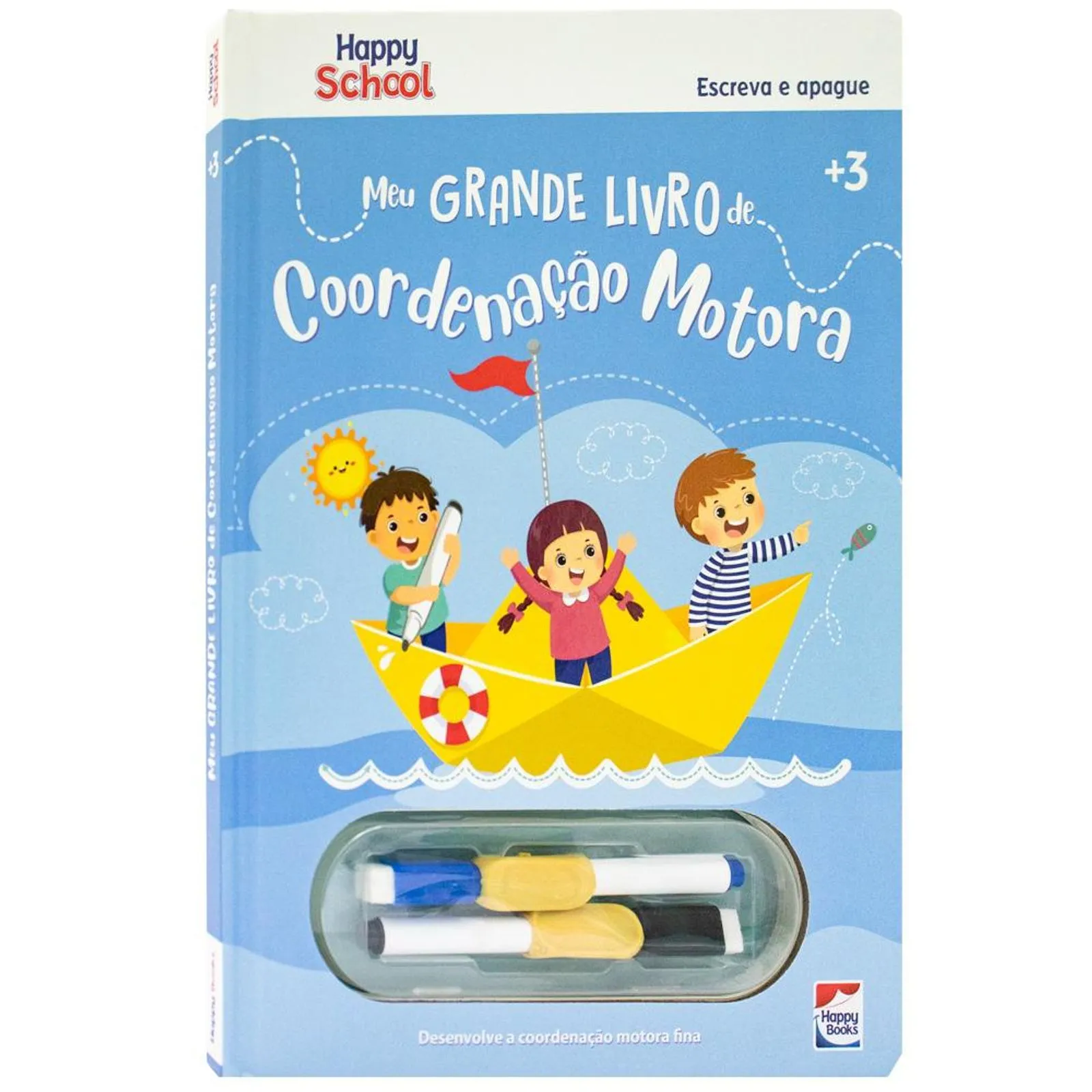 LIVRO ESCREVA E APAGUE - MEU GRANDE LIVRO DE COORDENAÇÃO MOTORA