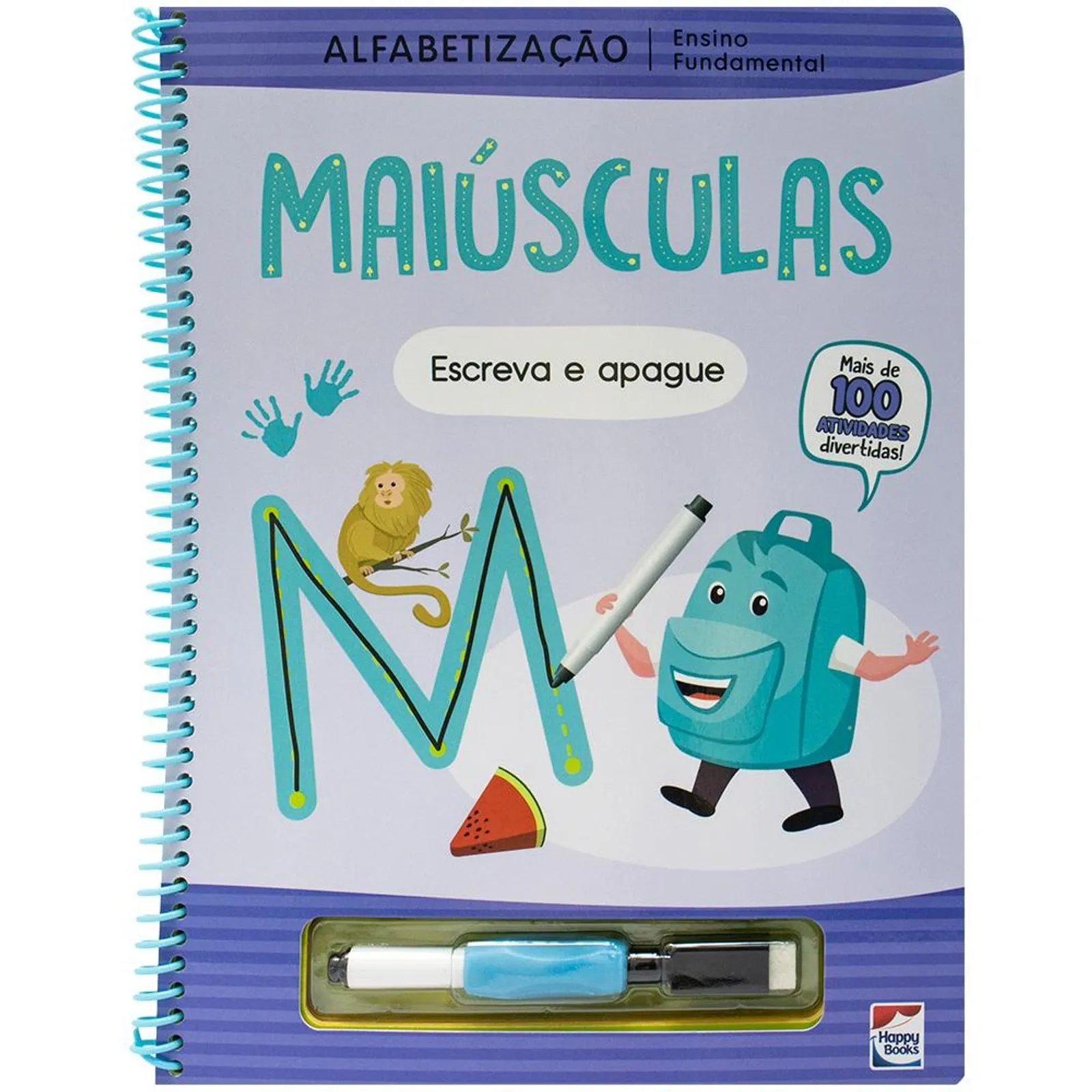 LIVRO DE ALFABETIZAÇÃO LETRAS MAIÚSCULAS