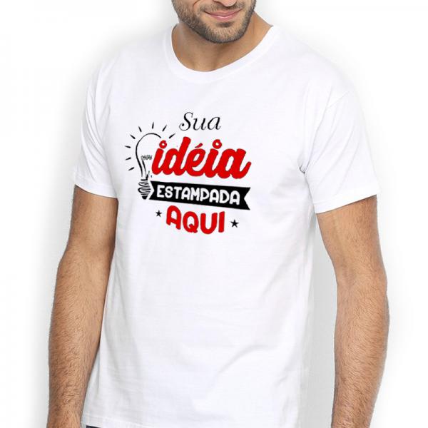 Camiseta Branca - 100% Poliéster