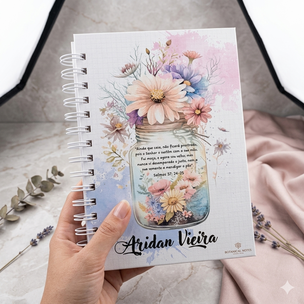Caderno Devocional Flores do Campo