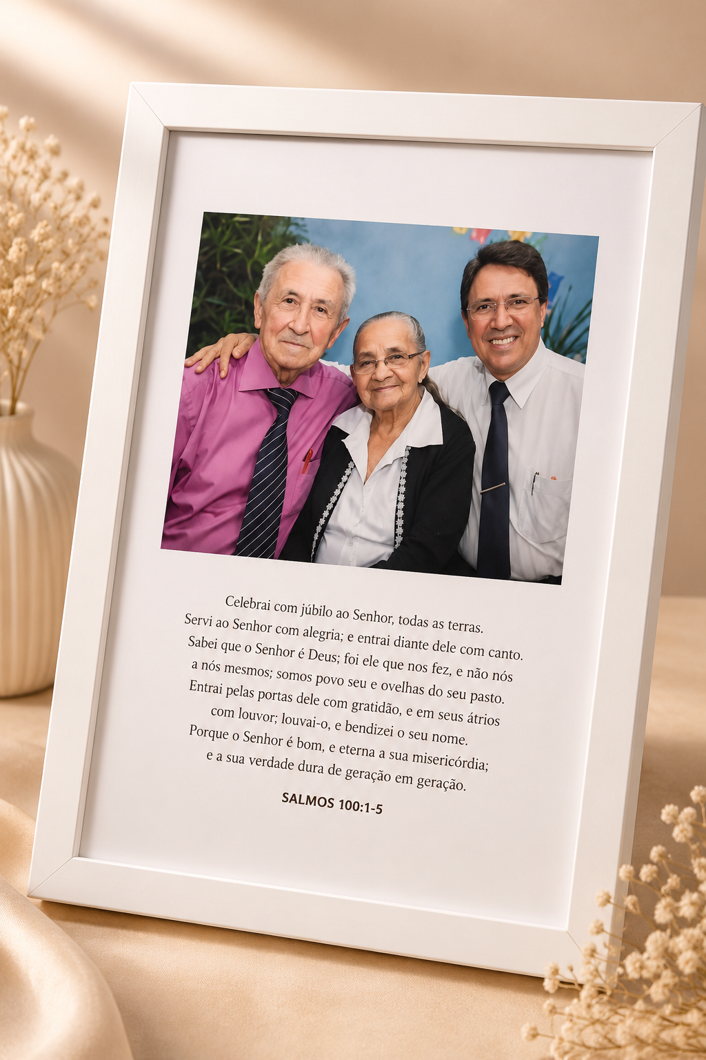 Quadro A4 com foto