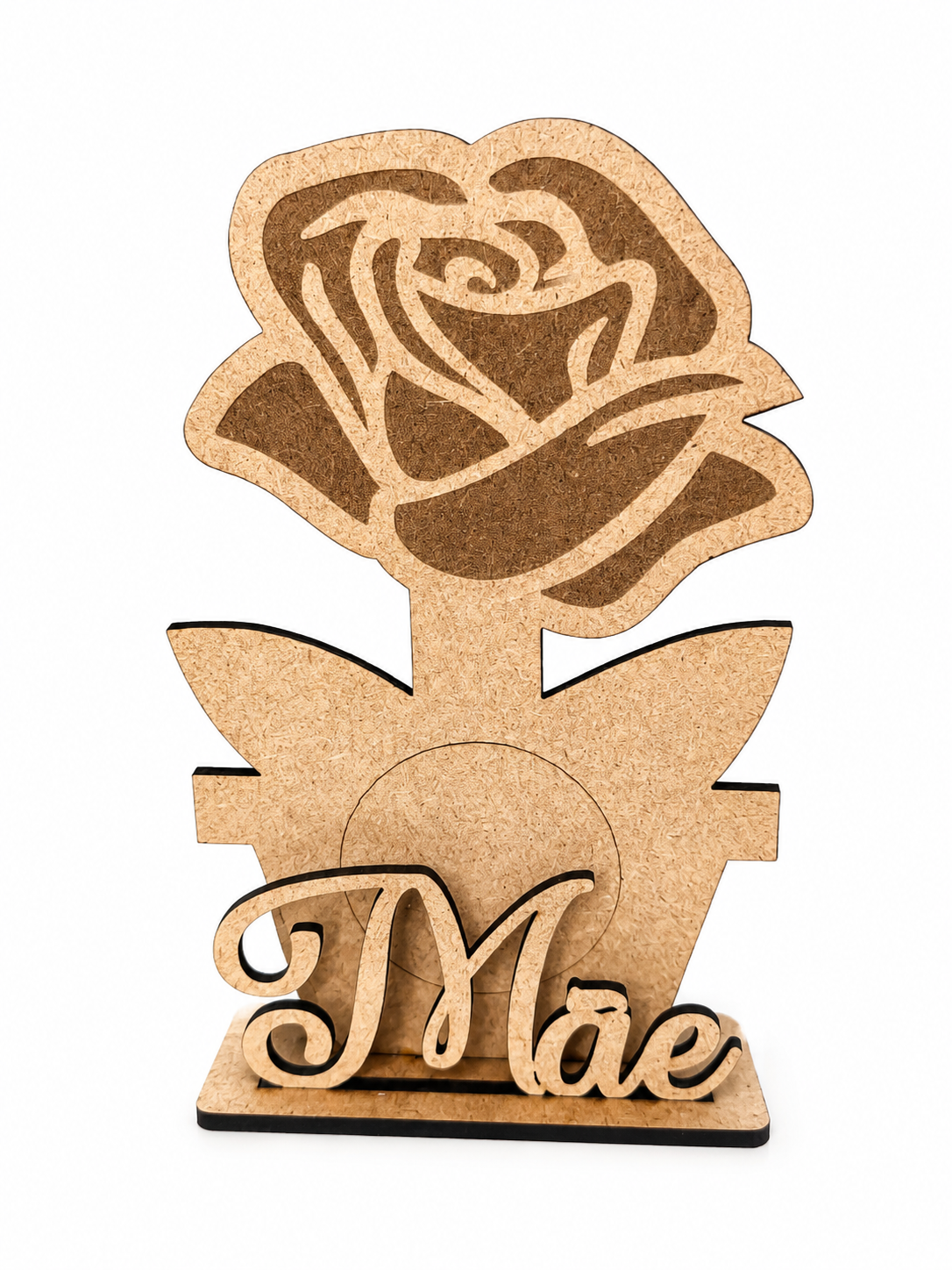 ENFEITE ROSA MDF