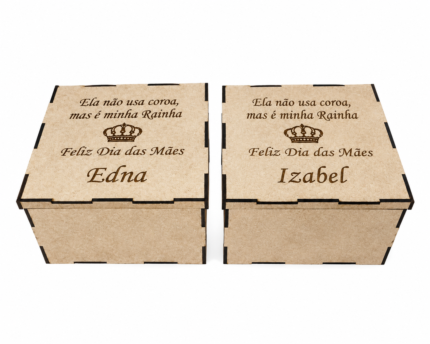 CAIXA PERSONALIZADA MDF 16X16