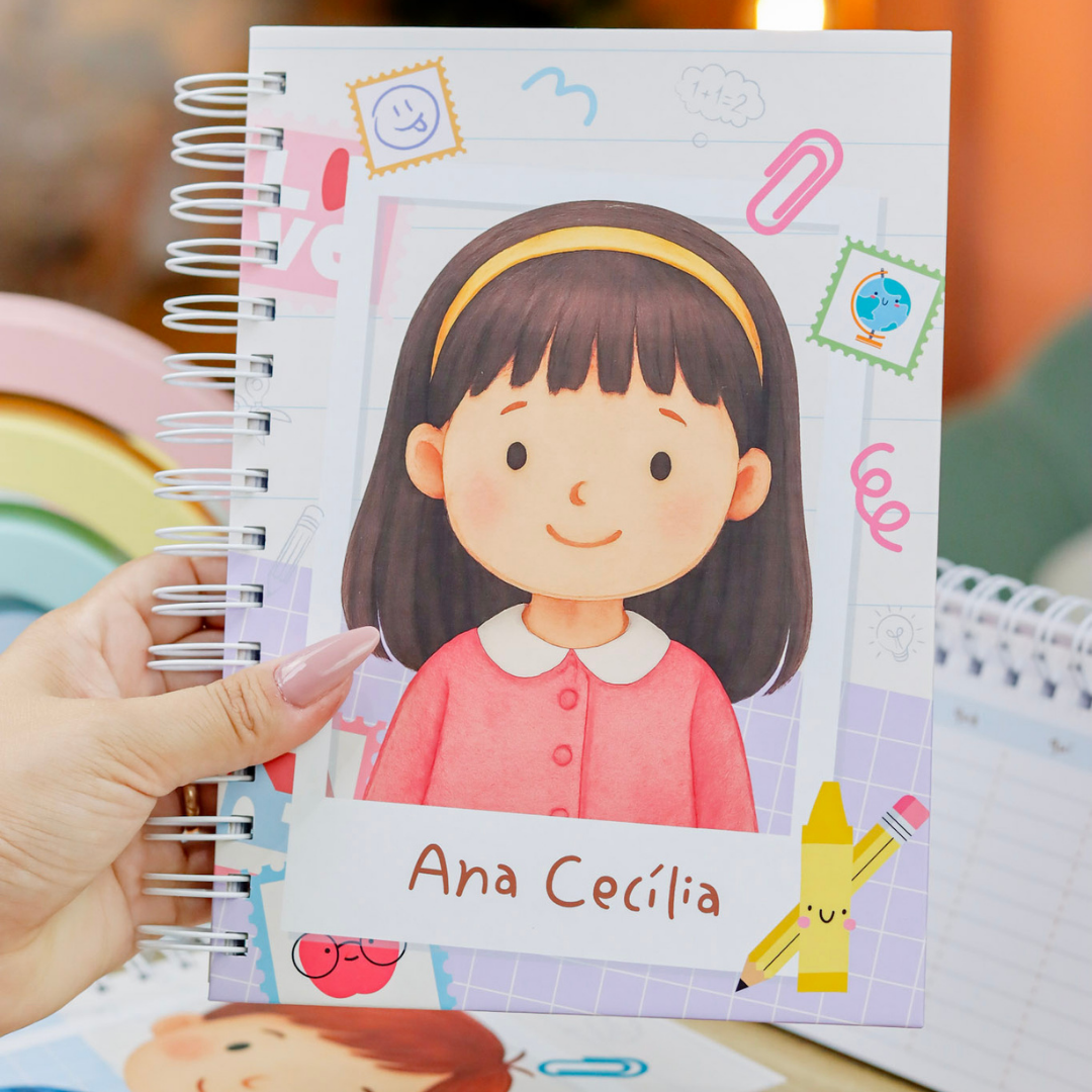 Agenda escolar infantil- 1 Dia por folha