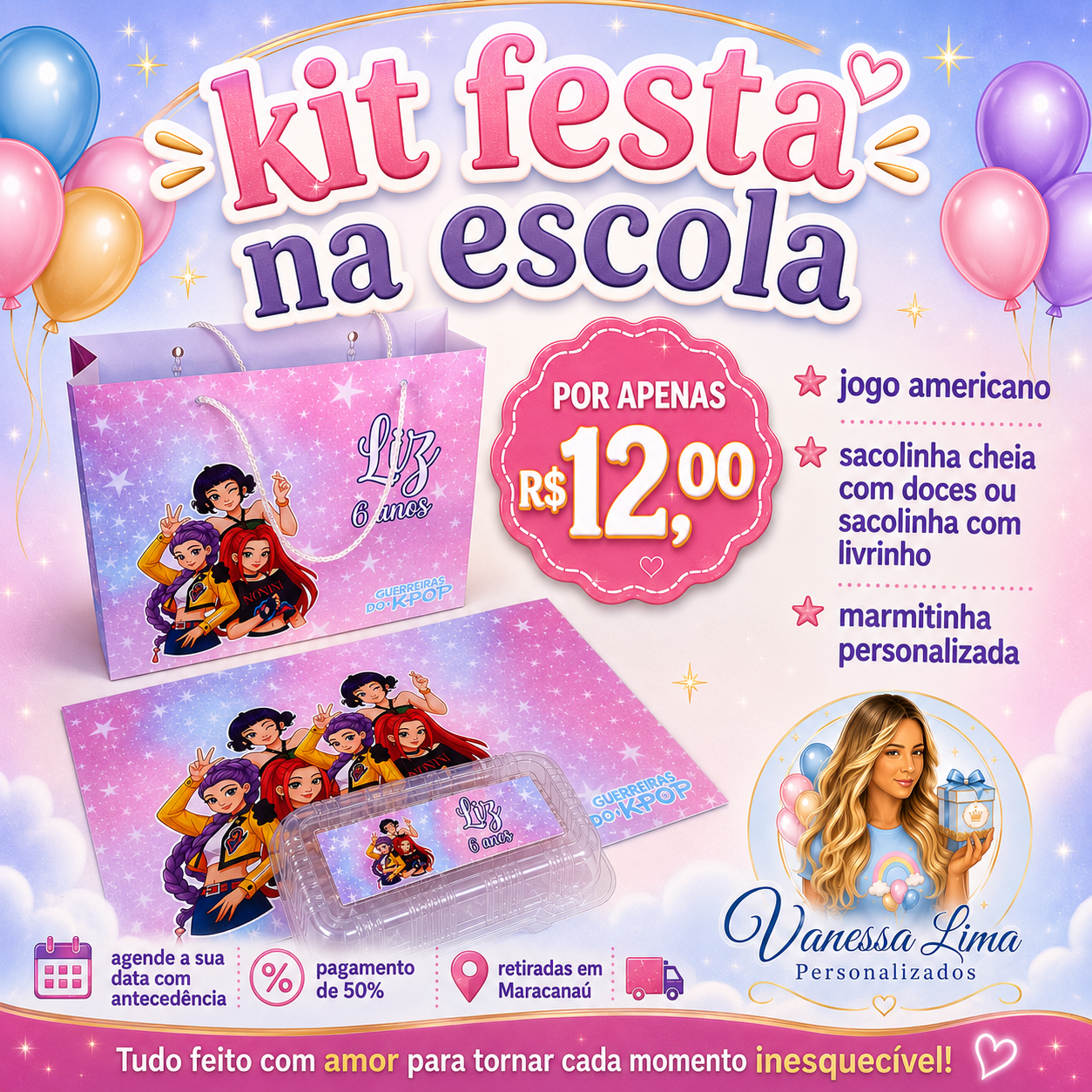 Kit festa na escola