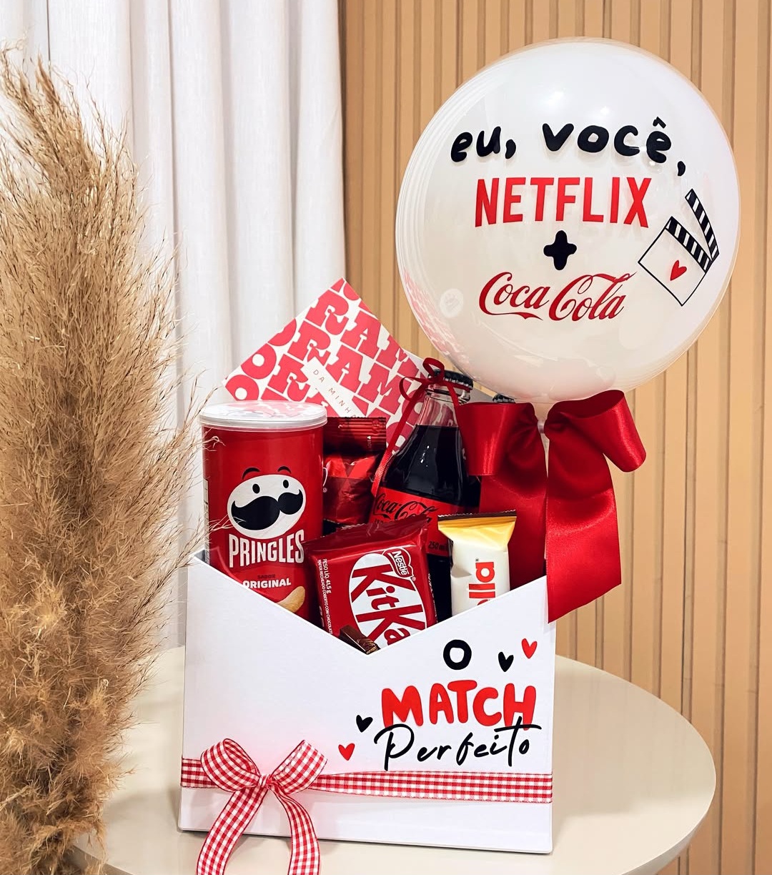 Caixa Envelope 'O MATCH PERFEITO' ❤️🎈