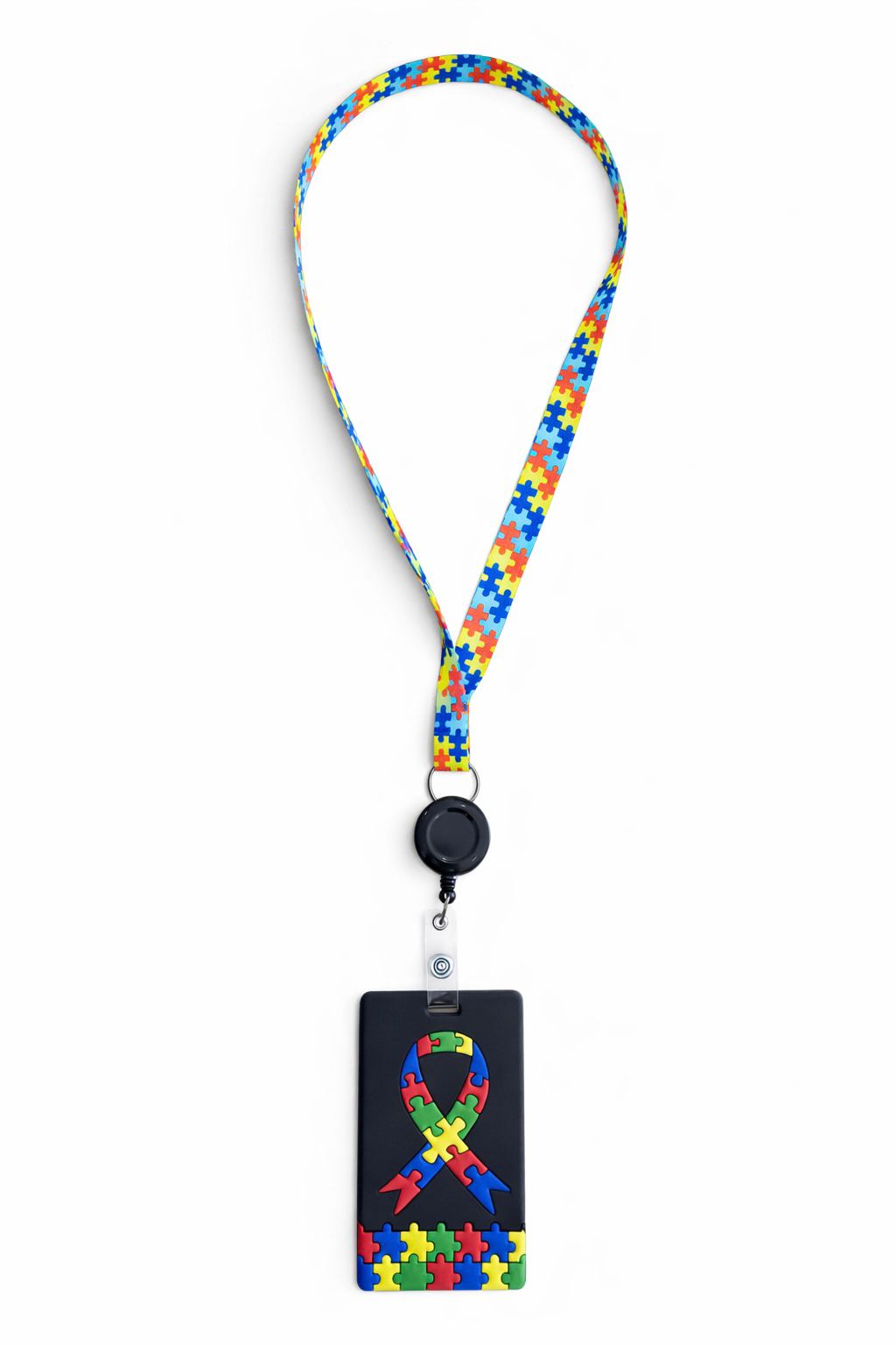 CRACHÁ AUTISMO OM CORDÃO PERSONALIZADO