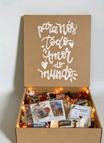 Caixa Kraft "TODO AMOR DO MUNDO" ❤️