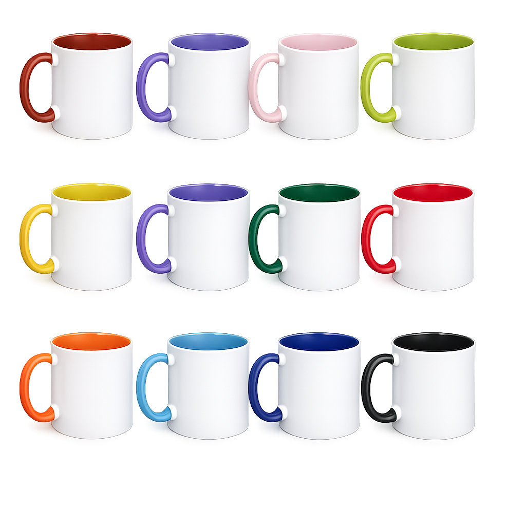 Caneca Alça Colorida