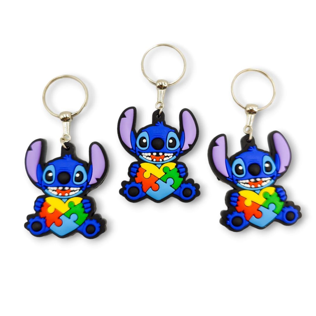 CHAVEIRO AUTISMO DO STITCH