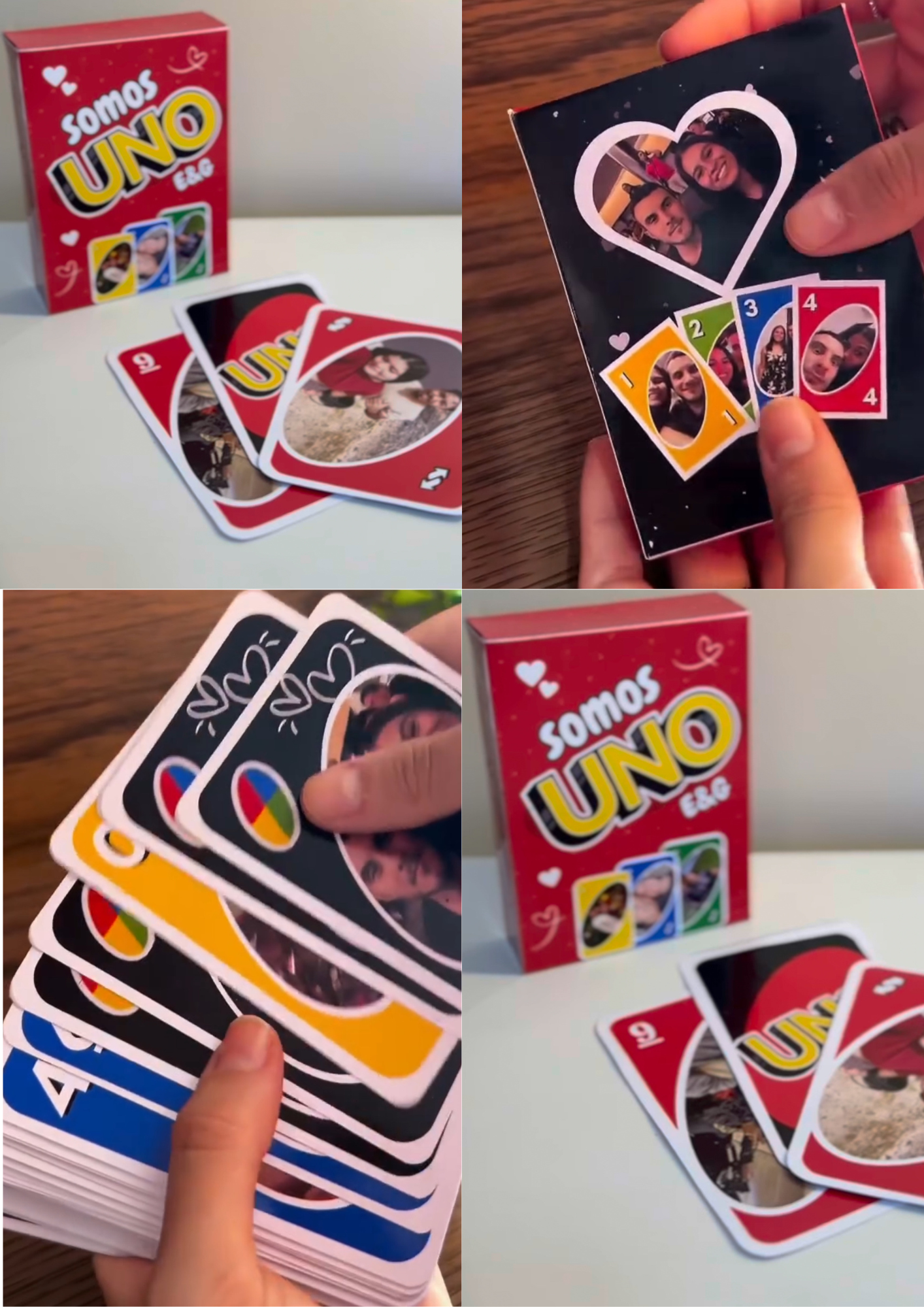 Jogo UNO personalizado com fotos