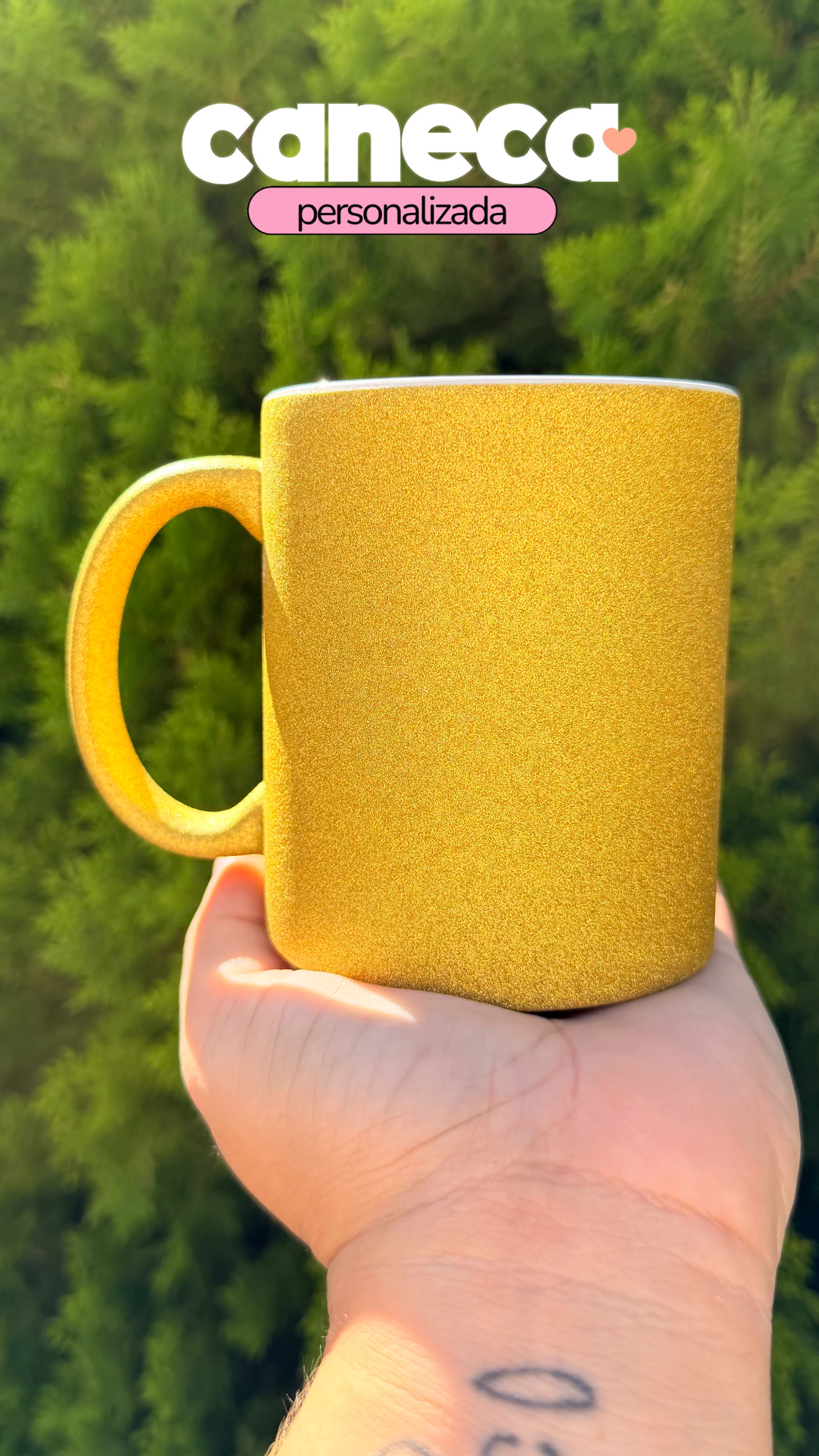CANECA GLITTER