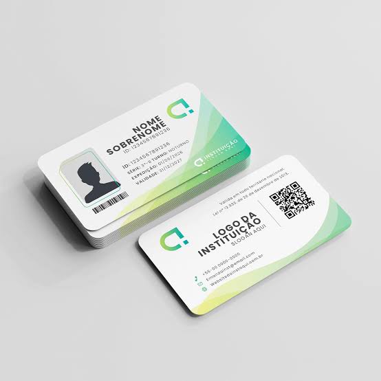 Carteirinhas em PVC | Frente e Verso