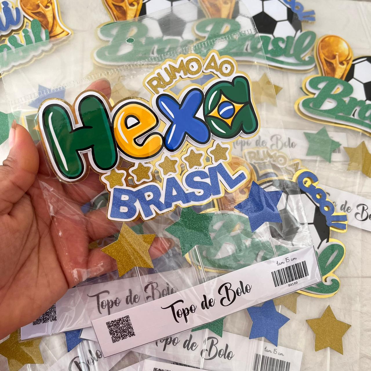 Topo de Bolo Copa- Luxo