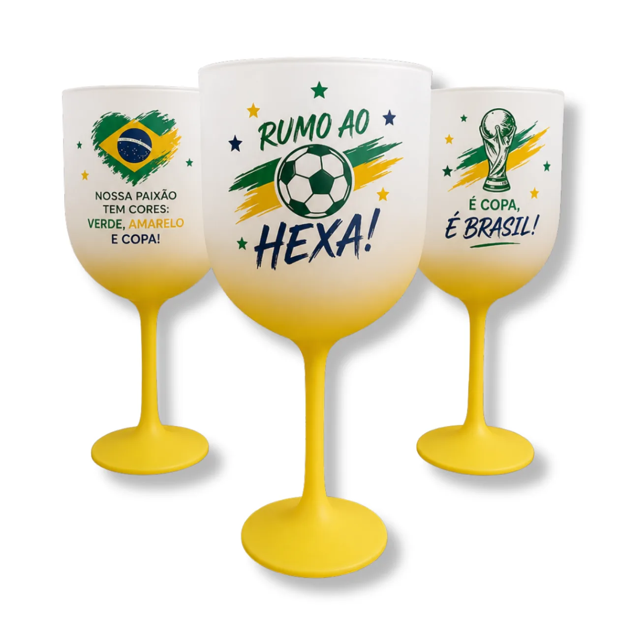 Taça Gin Degradê 580ml Personalizada - Amarela