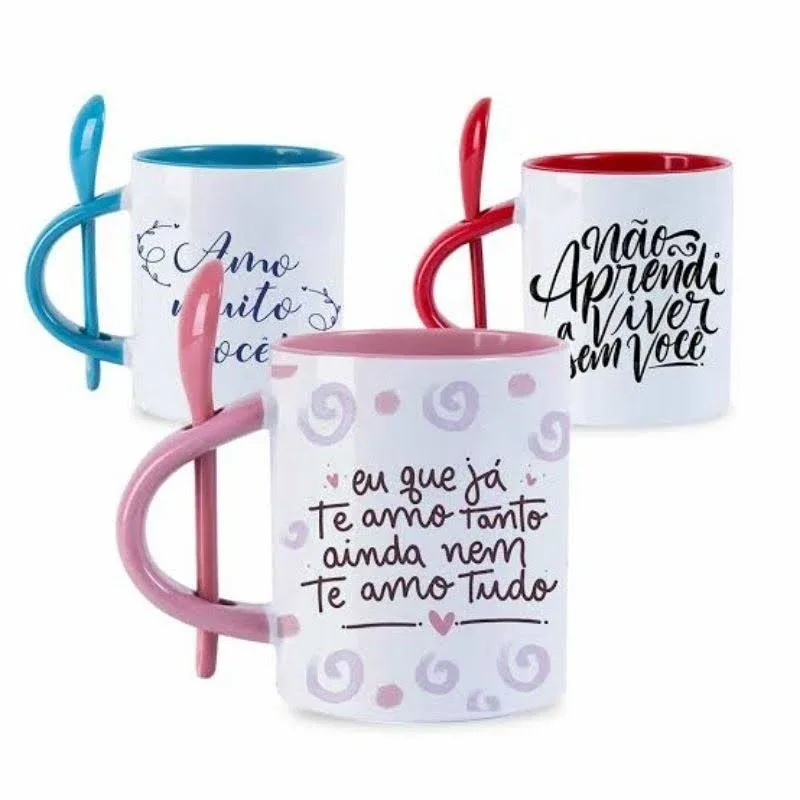 Caneca Com Colher