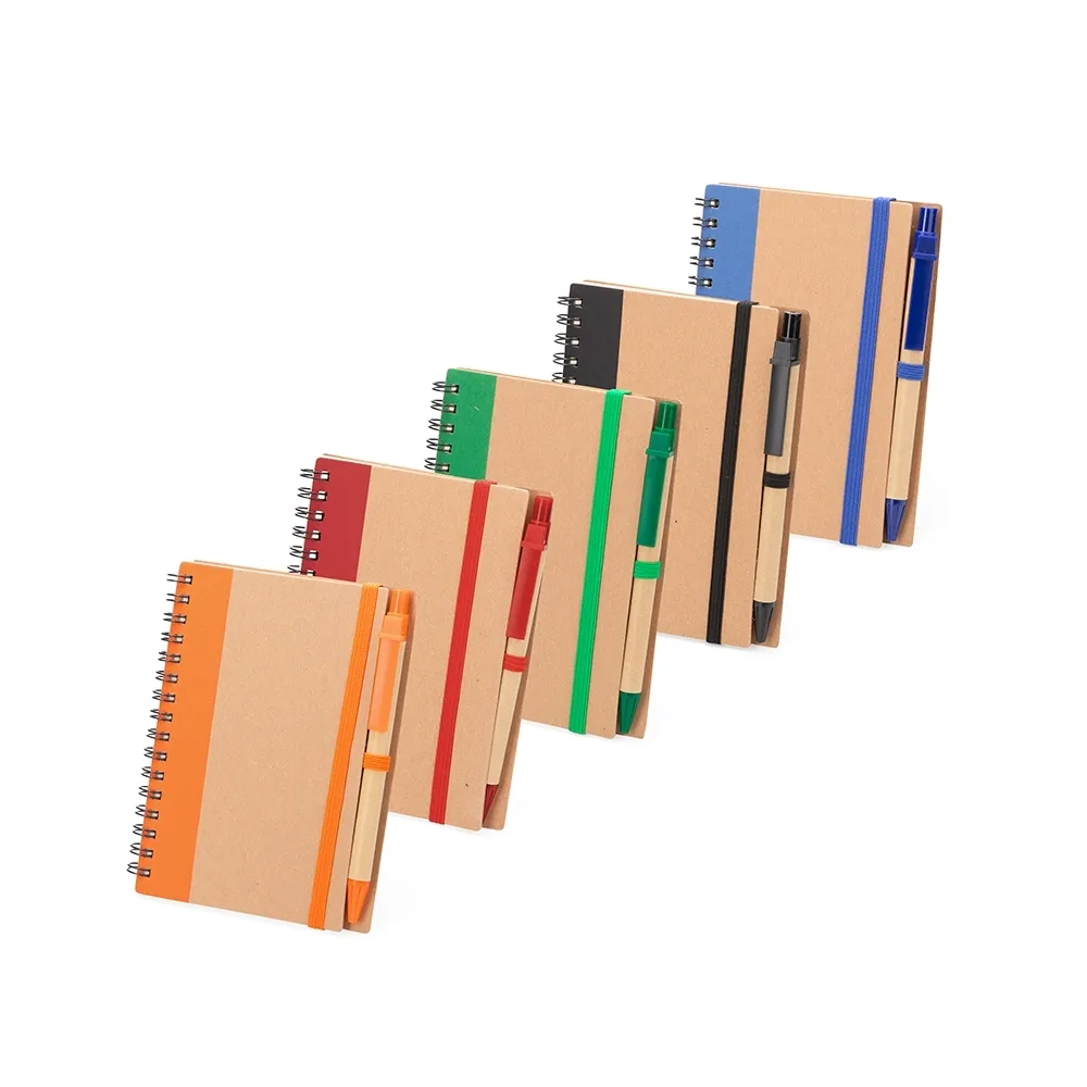 Caderno Ecológico com Caneta A6- 19136