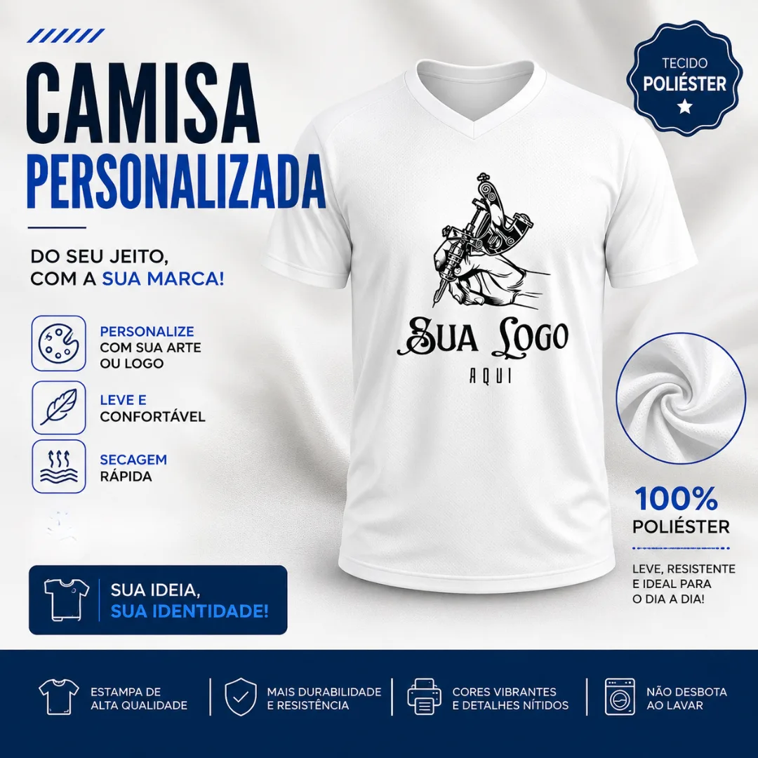 Camisa Poliester Personalizada