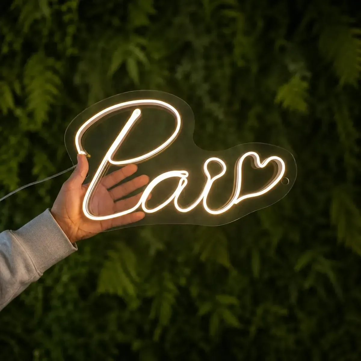 Placa Led Pai Neon Acrílico Painel Led Dia Dos Pais 50cm