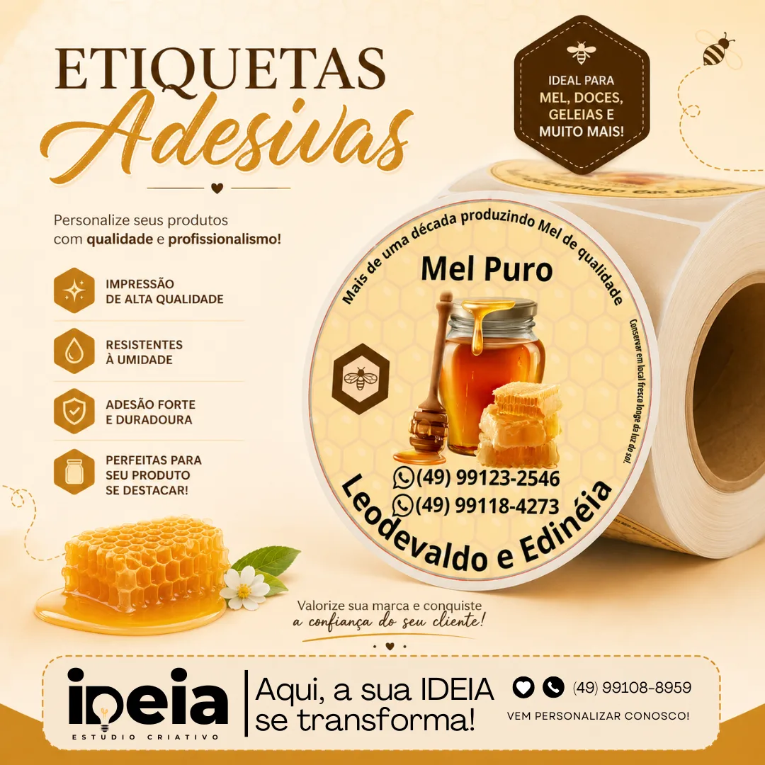 Adesivo cartela tamanho folha de sulfite - com serviço de corte
