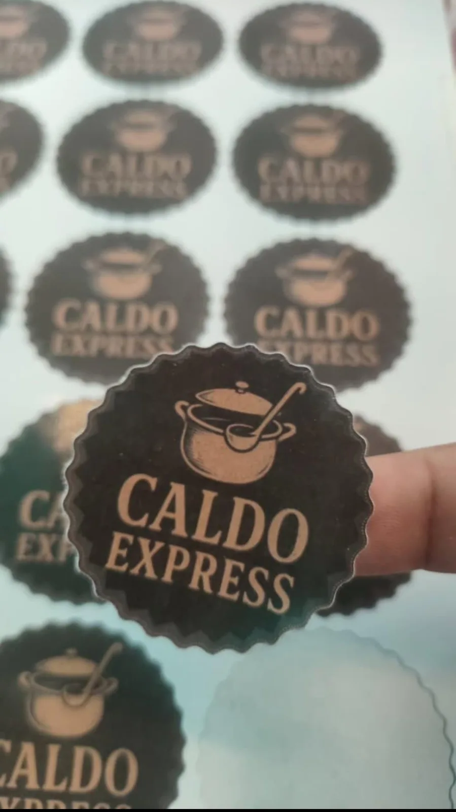 Adesivo Meio Corte A4