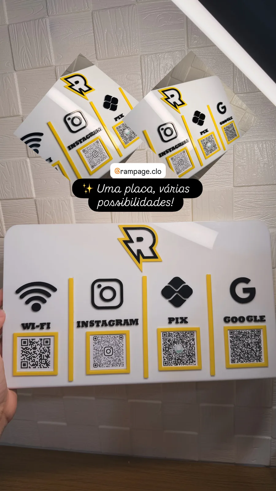 PLACA PIX 30X18