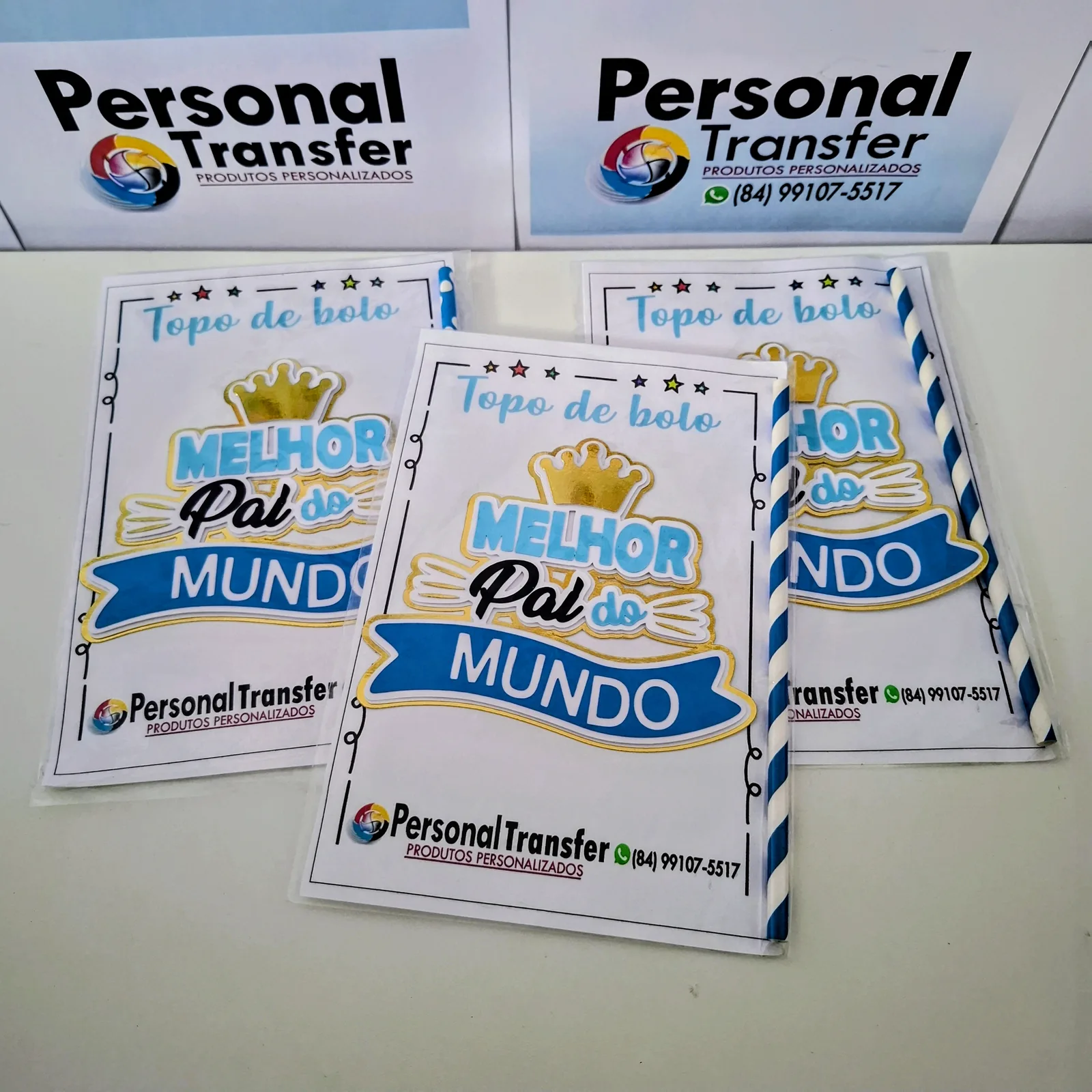 TOPO DE BOLO PROMOCIONAL DIA DOS PAIS