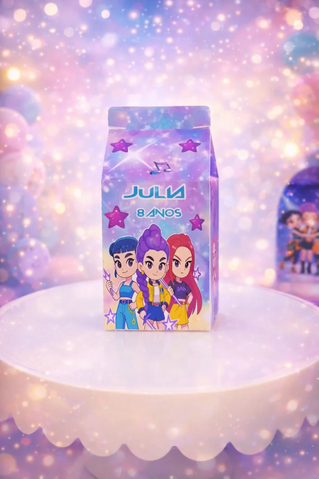 Caixa Milk Guerreiras do K-Pop (Sem Laço)
