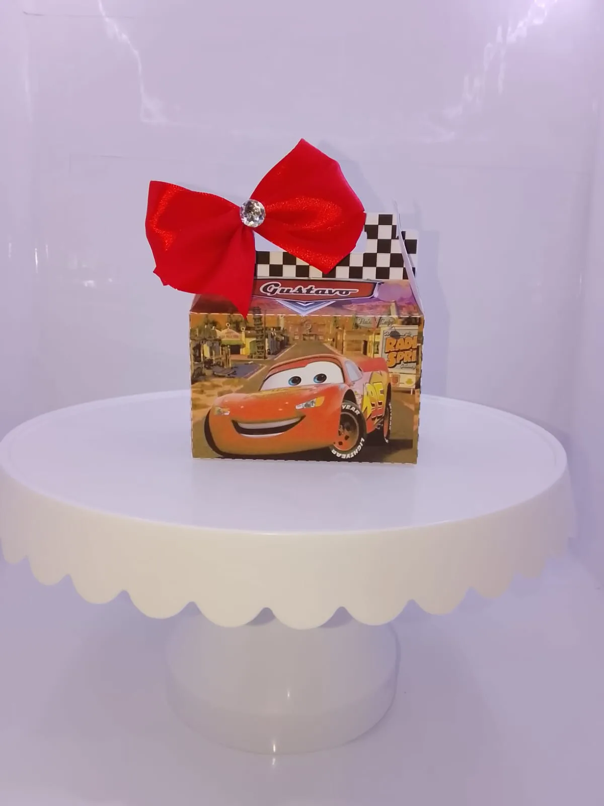 Caixa Lanchinho Minnie (com laço)