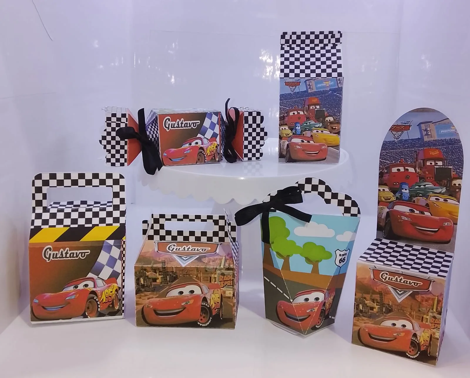 Kit Caixas Carros - McQueen (Sem Laço)
