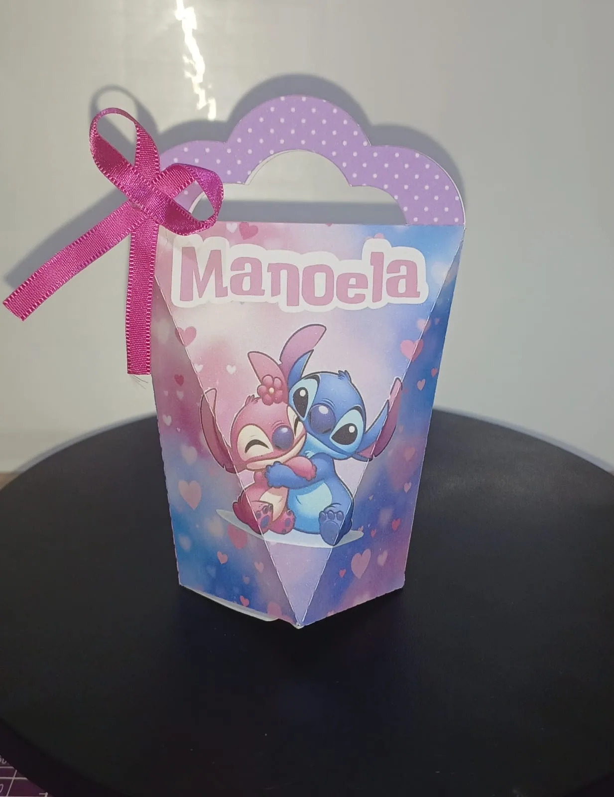 Caixa Maleta com alça Nuvem Stitch