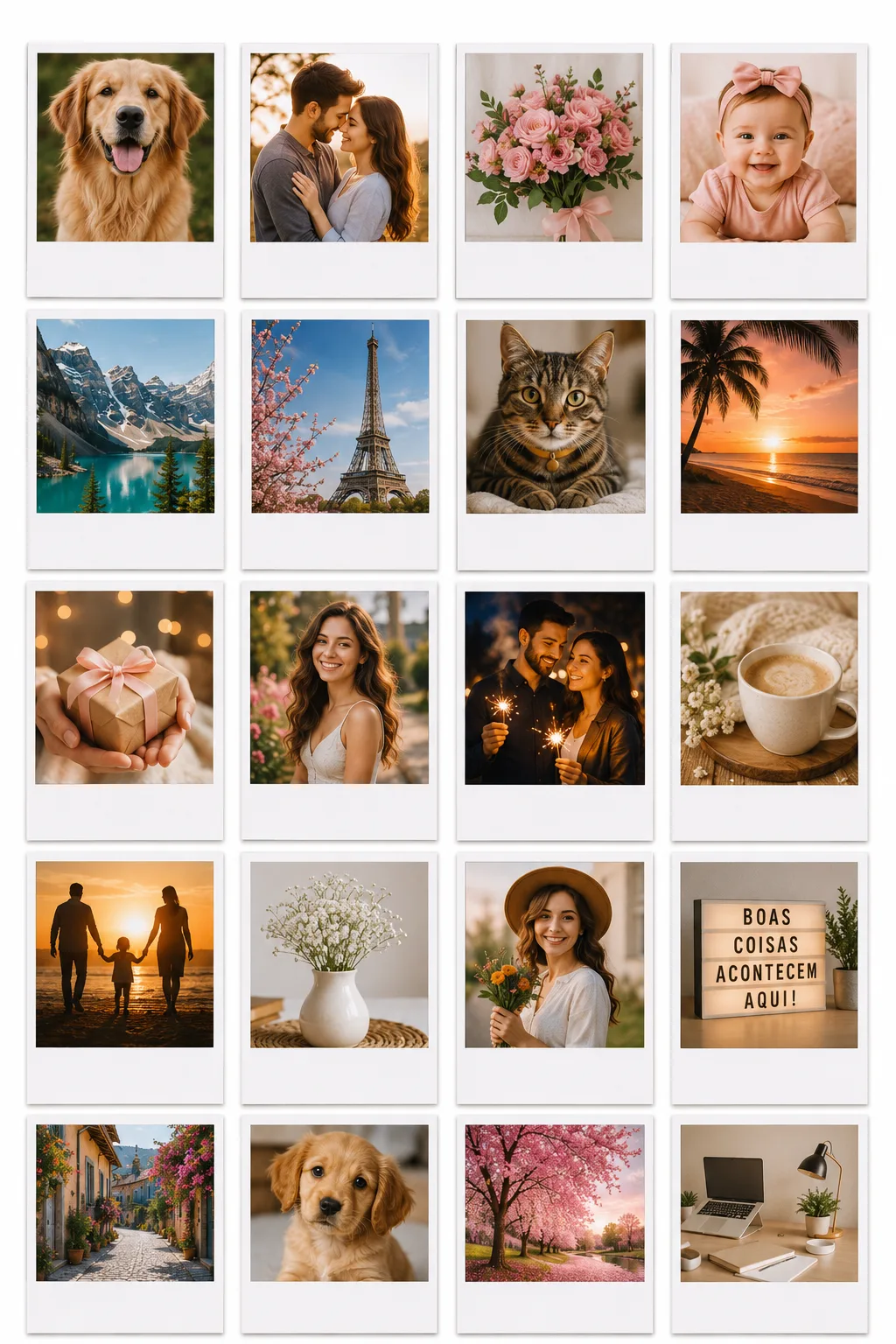 Fotos Polaroides Vintage (7cmx5cm) Plastificada