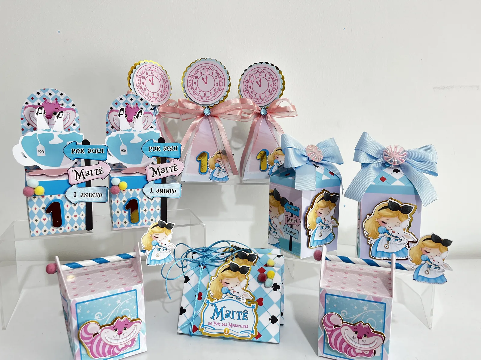 Kit Festa Alice no país das maravilhas 25 unidades