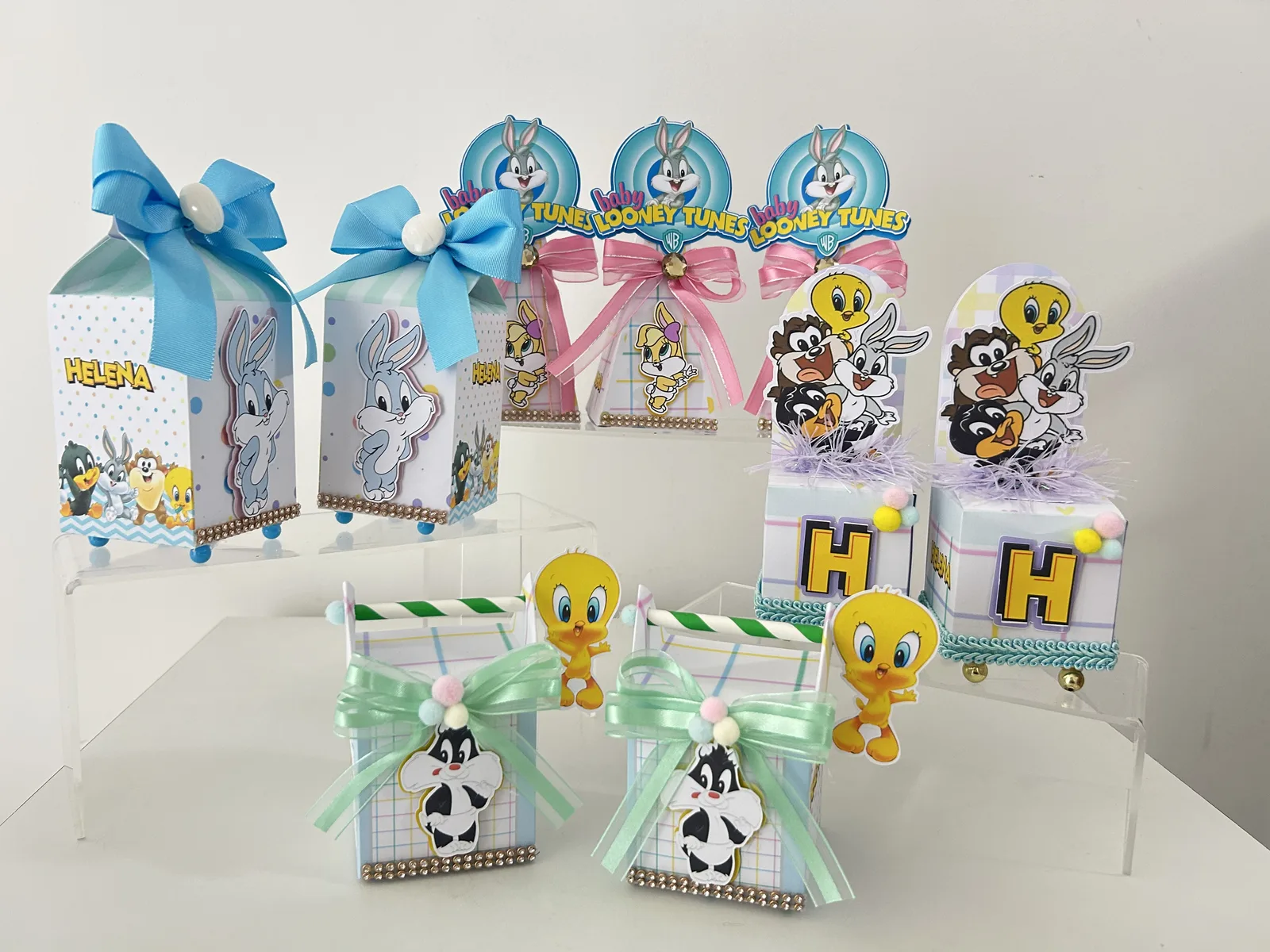 Kit Festa Baby Looney Tunes 20 unidades vazio