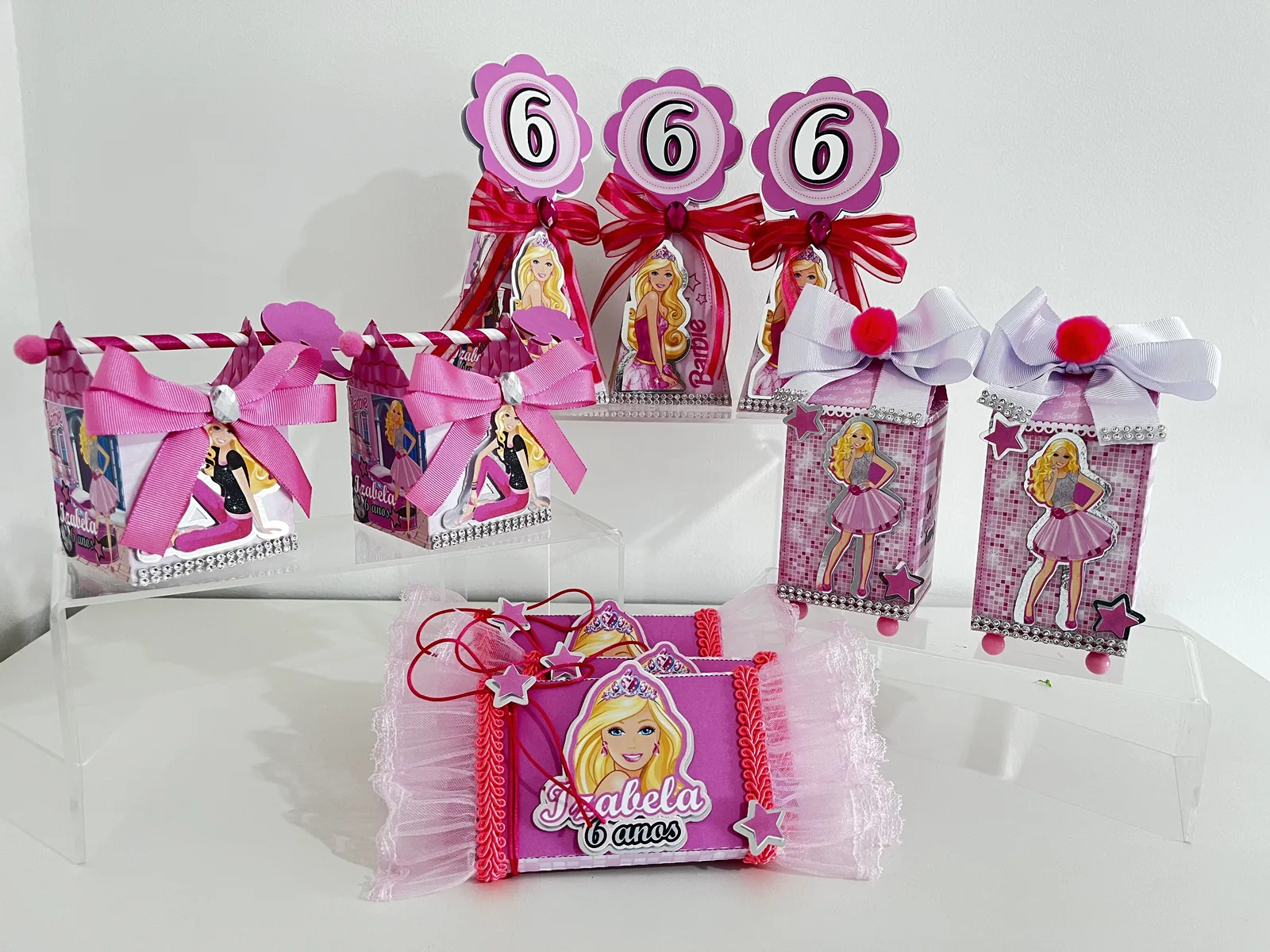 Kit Festa Barbie 20 unidades vazio
