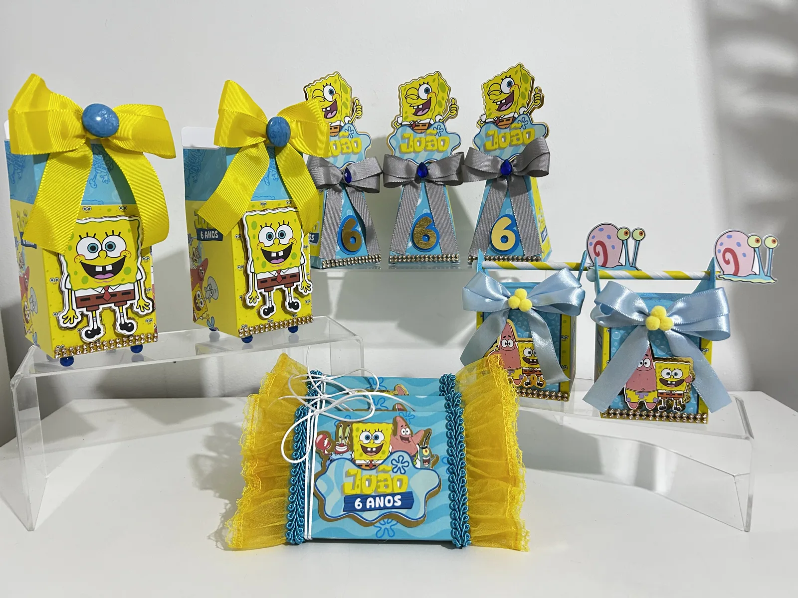 Kit Festa Bob Esponja 20 unidades