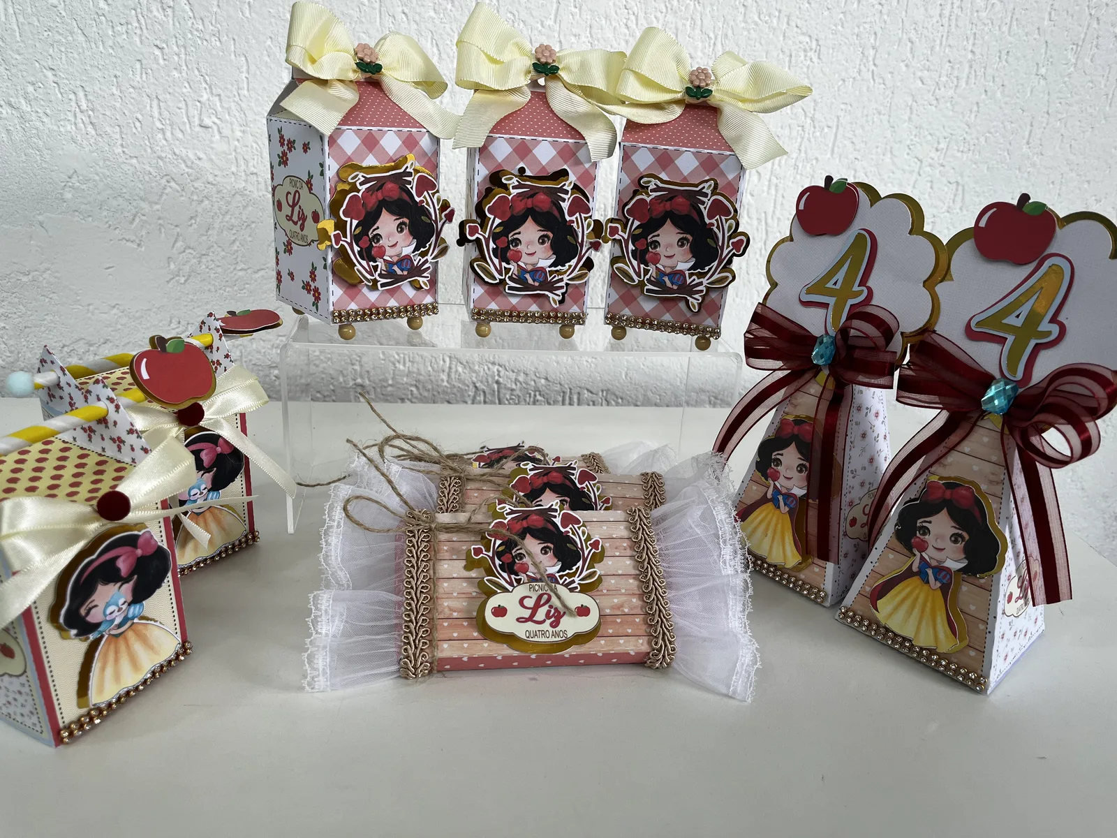 Kit Festa Branca de Neve baby 20 unidades