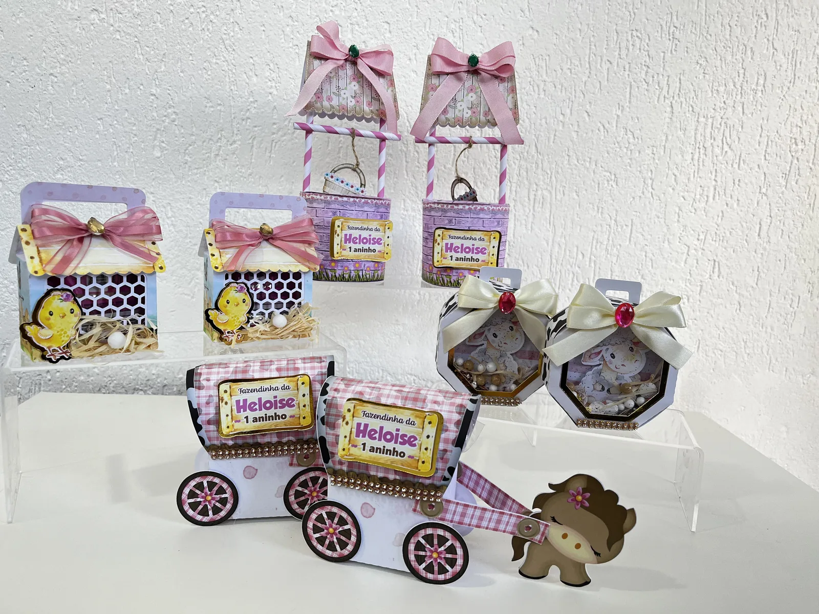 Kit Festa Fazendinha menina 20 unidades
