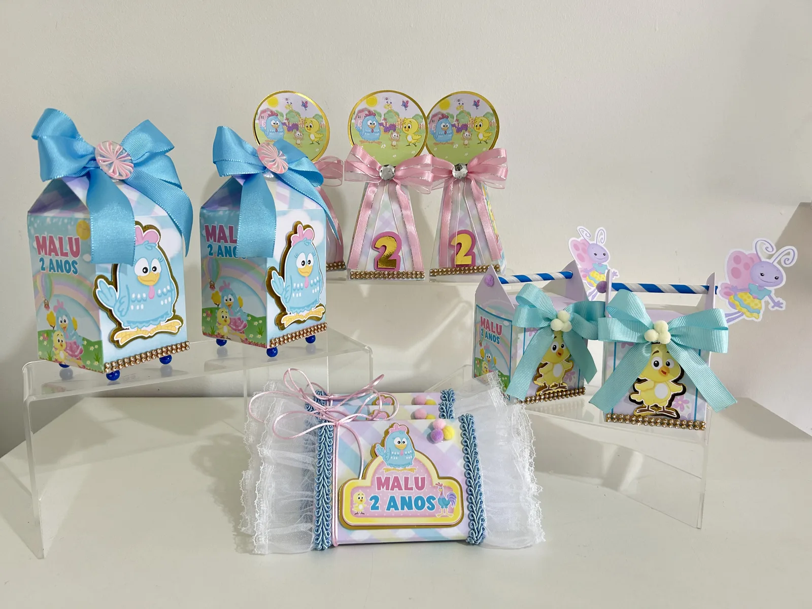 Kit Festa Galinha Pintadinha Candy 20 unidades