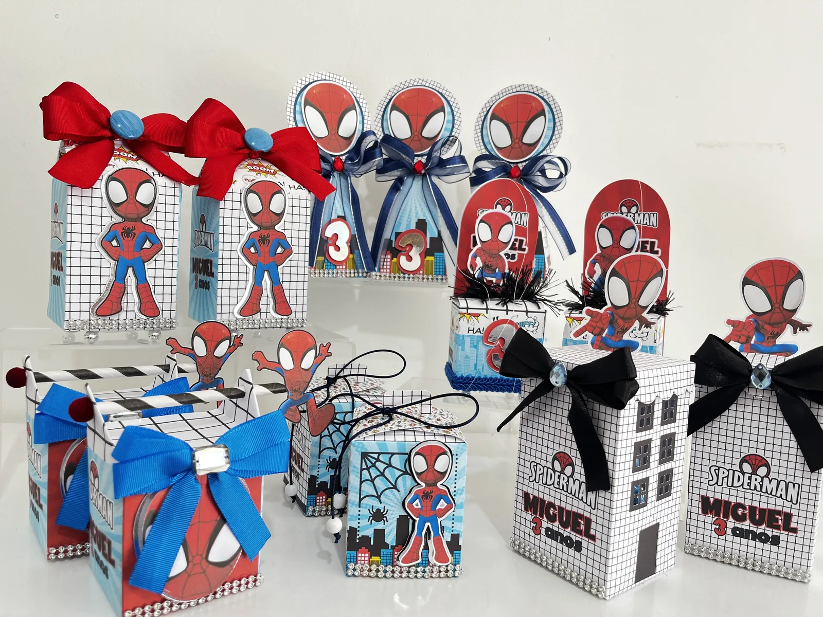 Kit Festa Homem Aranha Cute 30 unidades