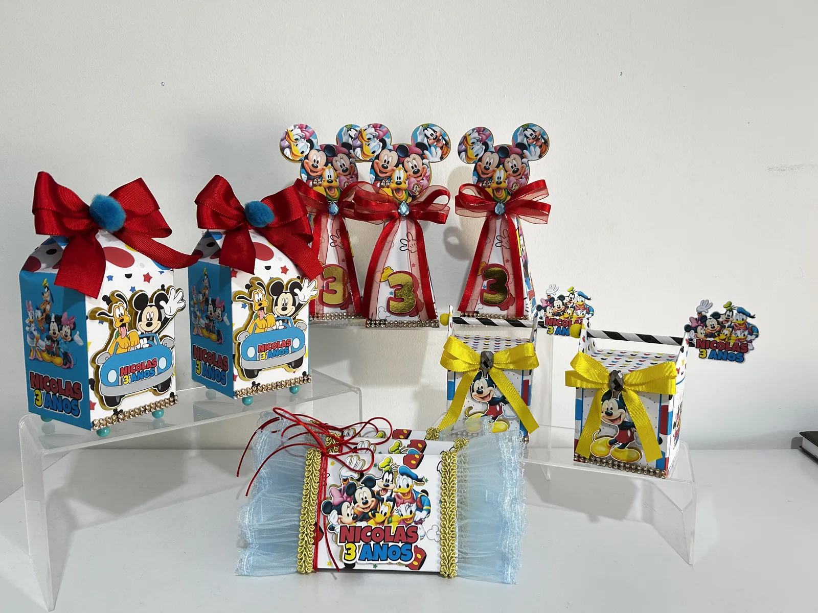 Kit Festa Mickey e sua turma 20 unidades