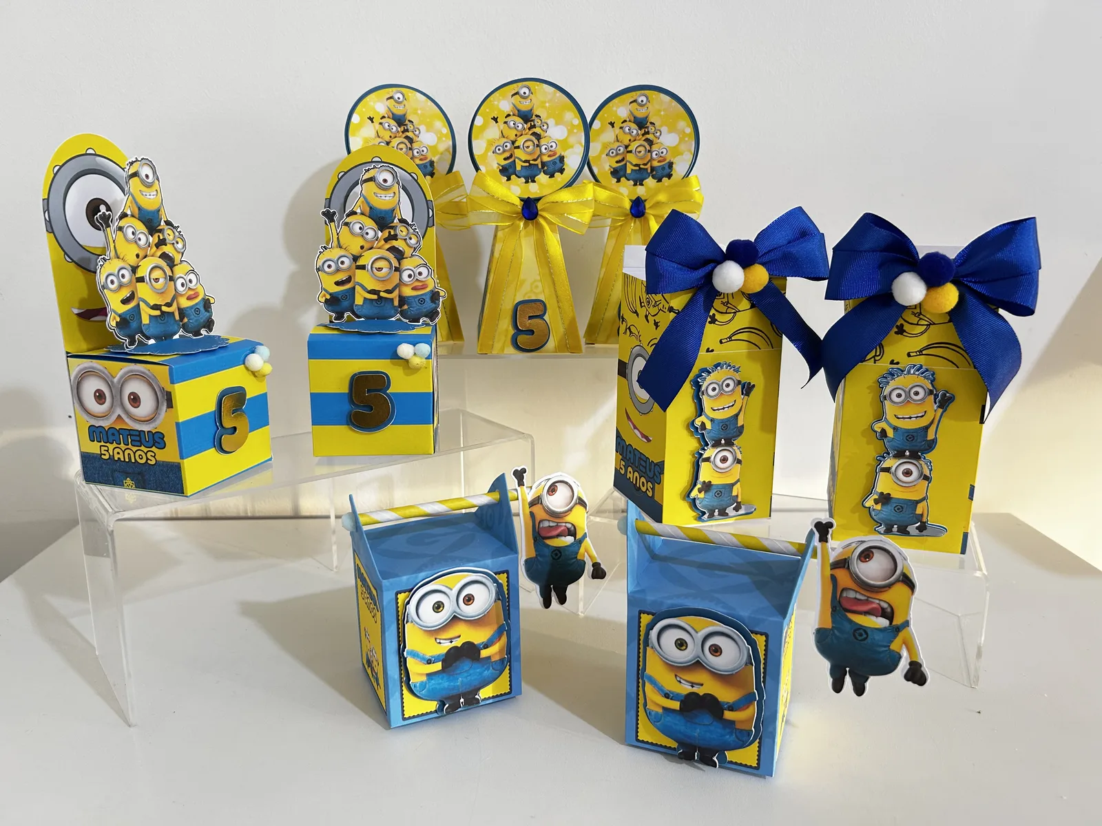 Kit Festa Minions 20 unidades