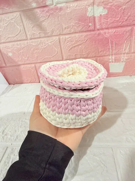 Mini Cachepô com tampa