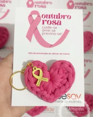 Card Prevenção + Chaveiro Croche