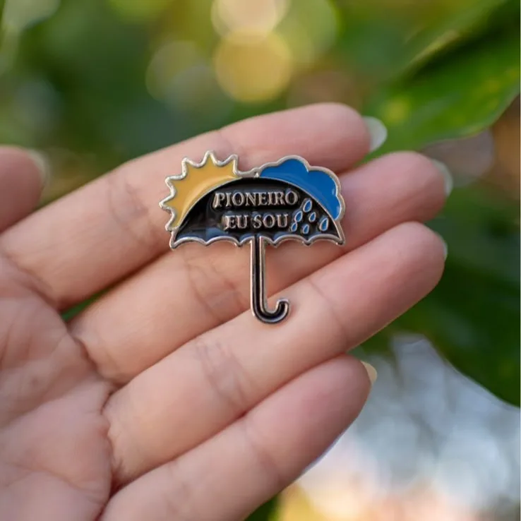 Pin Pioneiro Guarda-chuva