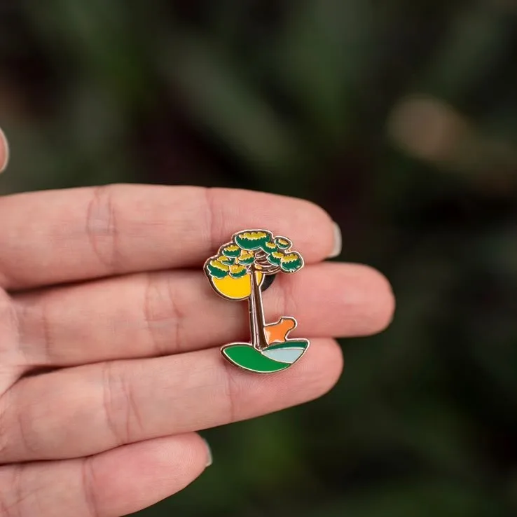 Pin araucária com capivara