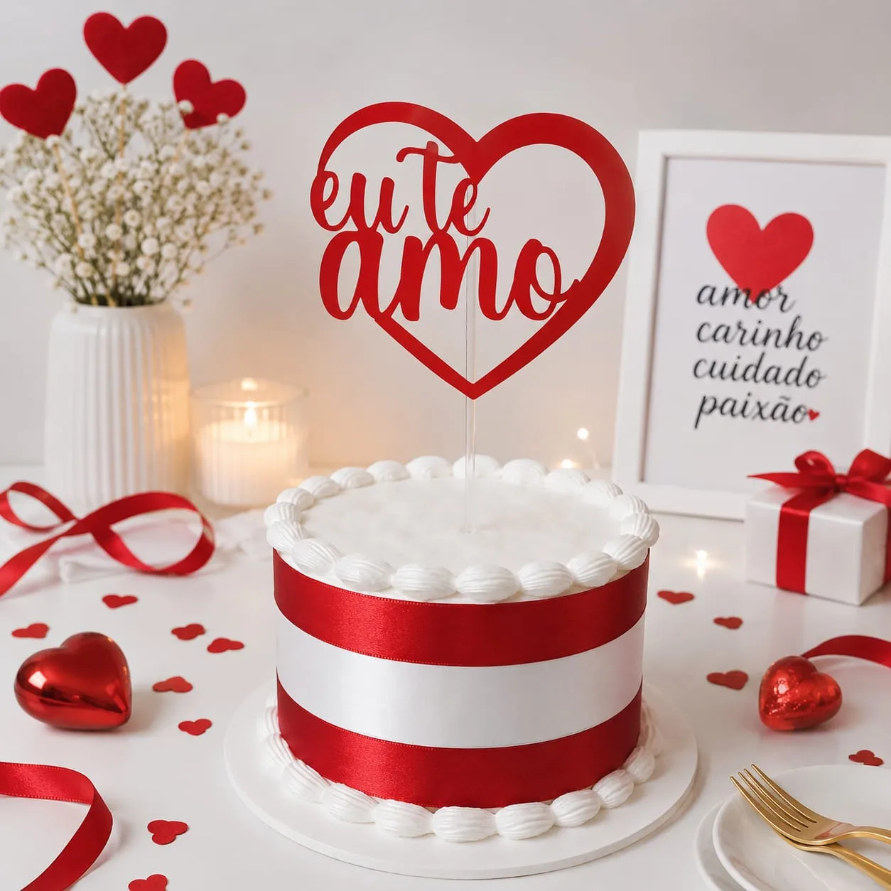 Topo Eu Te Amo Vermelho