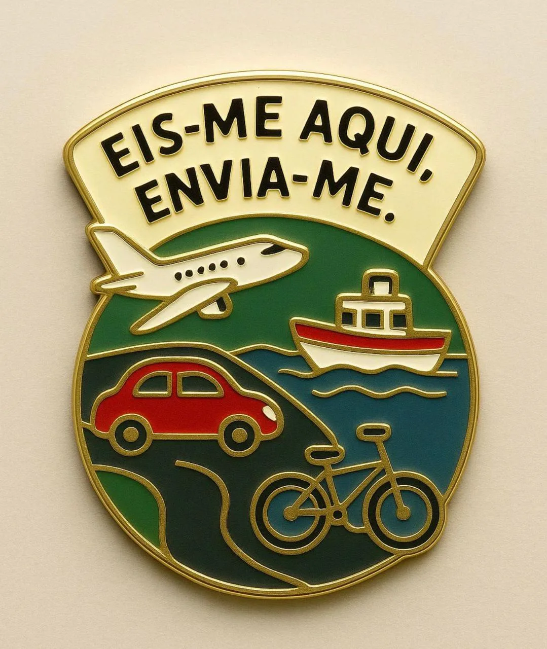 Pin Pioneiro Eis-me aqui, envia-me