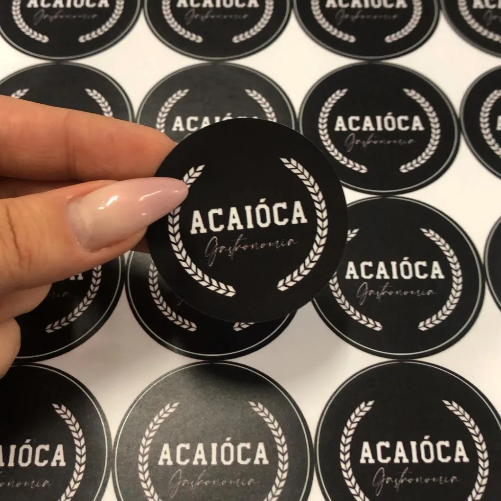 Adesivo Personalizado 5x5 cm
